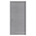 Contemporary style  cold gray color interior security  front entry solid wood door for office room